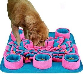 Nosework Training Snuffle Treat Mat with Squeaker Inside All for Paws Dog Slow Feeding Mat 