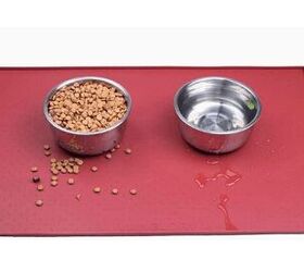 Non-Slip Waterproof Cat Feeding Mat With Raised Edges - Cute Cat Head Shape  Pet Placement Mat For No Spill, Easy Clean-Up And Hygiene