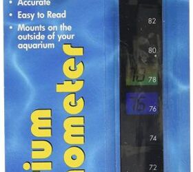 Keep Fish Healthy Ensure Optimum Comfort Around 78 Degrees Accurately Measures Temperature Large Font for Quick Reading SunGrow Betta Sticker Thermometer
