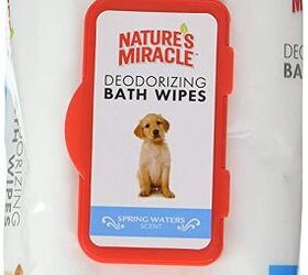 Nature's miracle spring waters hotsell deodorizing dog bath wipes