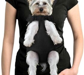 front load dog carriers keep him in on all the action