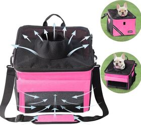 trendy new bicycle baskets are the new backpack for pets