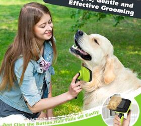 the best amazon prime day deals for pets must have sales roundup, Self Cleaning Slicker Brush