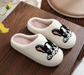 5 perfect holiday gifts for pet lovers, Dog Cat Plush Animal Slippers image via Amazon