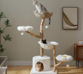 adorable holiday gift ideas for your cat, 59 Modern Cat Tree Tower image via Amazon