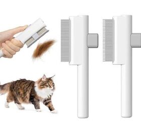 are some cats more susceptible to fleas, Marchul 2Pcs Pet Comb Flea Comb image via Amazon