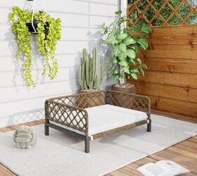 7 beautiful petcore pieces that elevate your home pets comfort, Outdoor Wicker Dog Bed image via Amazon