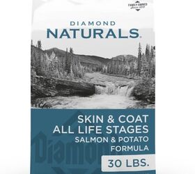 pet hair everywhere try these 5 quick hassle free fixes, Diamond Naturals Skin Coat Dog Food image via Amazon