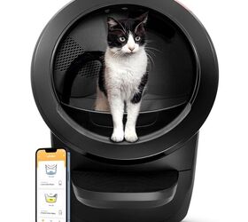 5 easy tips to make litter training your cat a breeze, Litter Robot 4 with Step Fence by Whisker image via Amazon