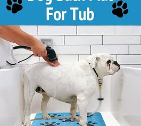 the benefits of a designated dog shower and how to get it right, Non Slip Mat Quick Drain Dog Shower Accessory image via Amazon