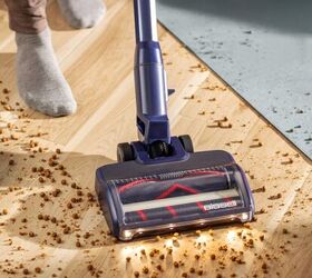 the new bissell stick vac tackles pet hair dust and everyday messes, BISSELL PowerClean DualBrush